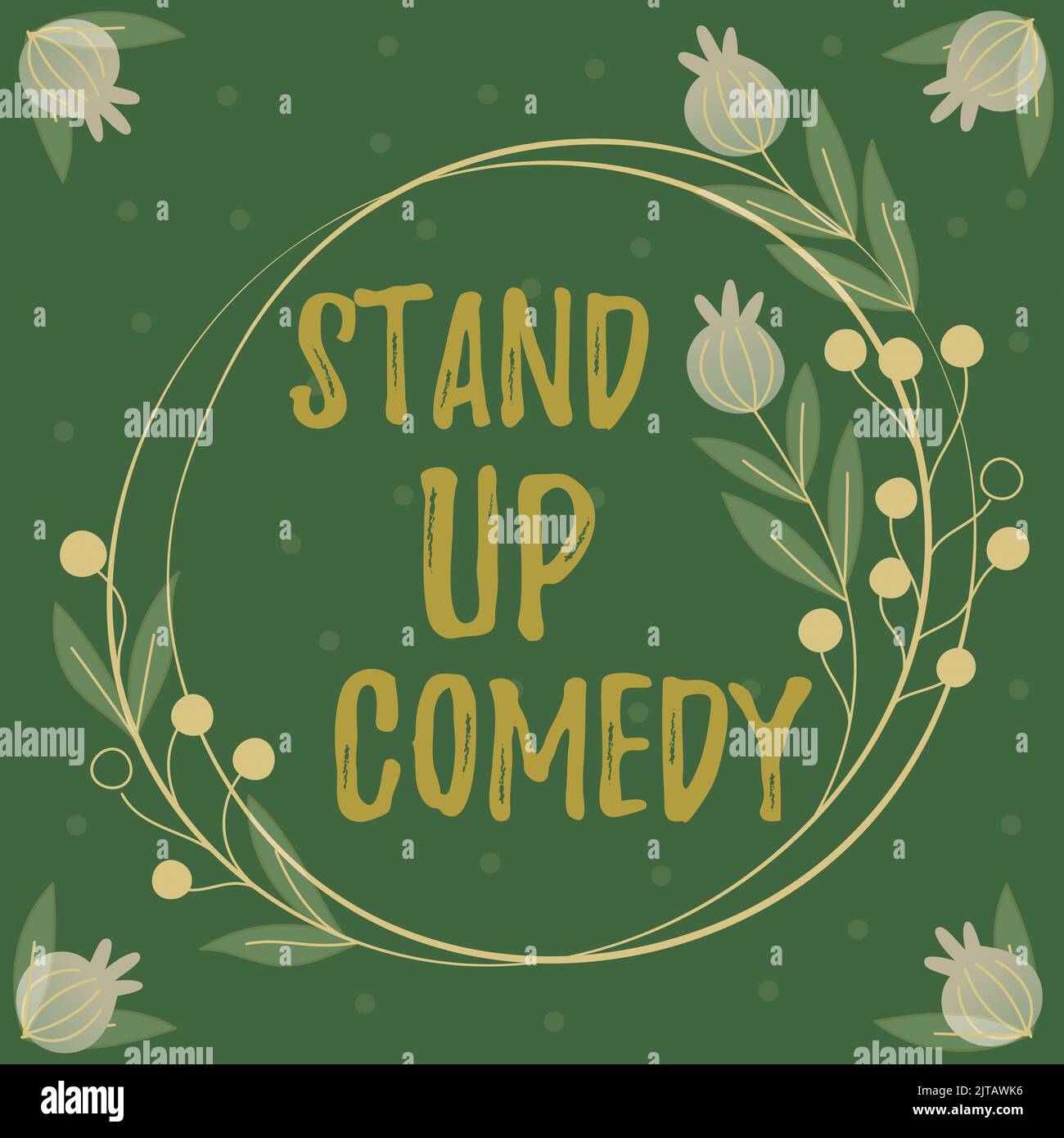 Konzeptionelle Darstellung Stand Up Comedy. Geschäftsidee Comedian, der vor Live-Publikum spricht Stockfoto