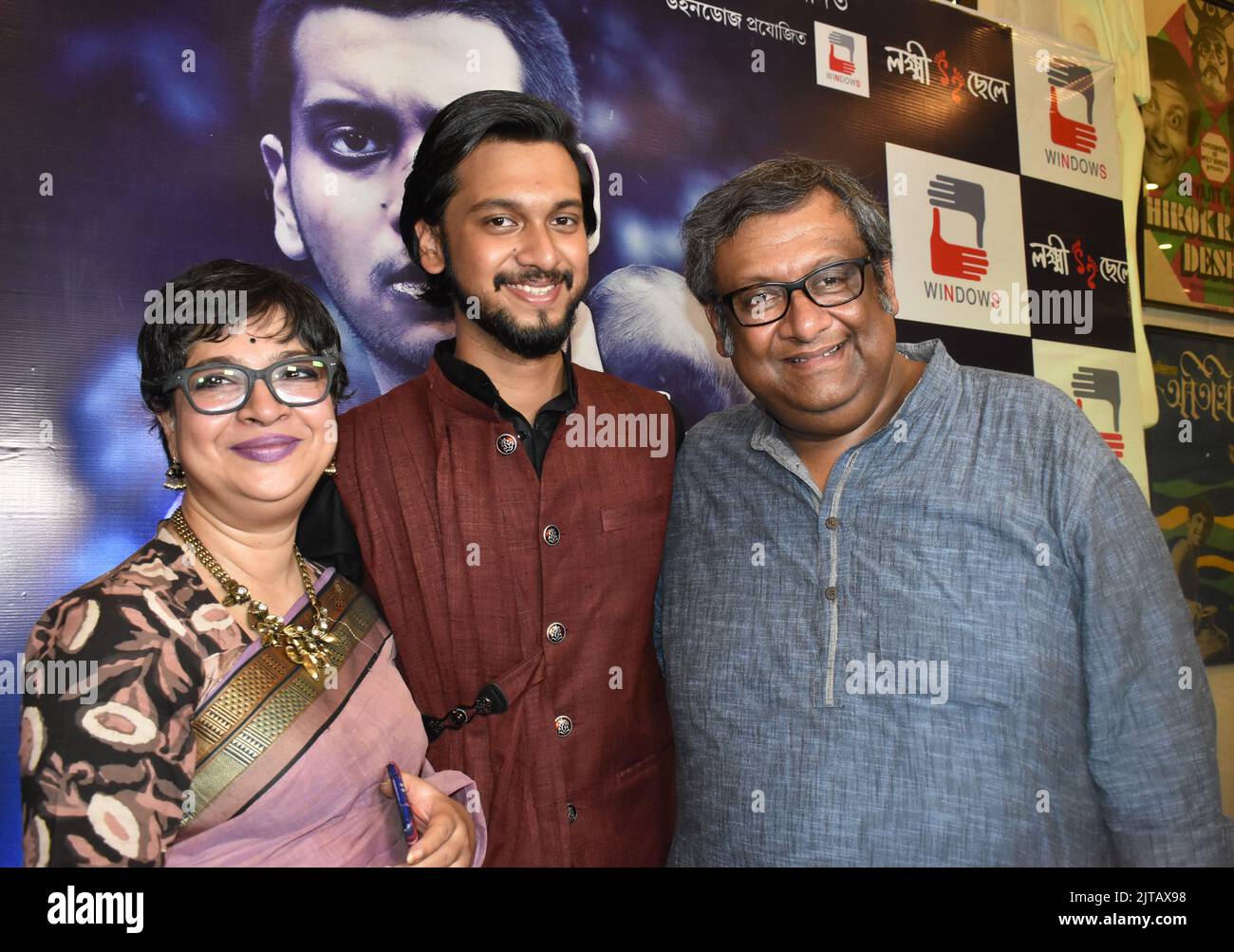 10. Januar 2019, Kalkutta, Westbengalen, Indien: Die Premiere des Films Lakhichele fand in der Priya Cinema Hall in Kalkutta statt. Viele prominente Künstler aus der Tollywood-Filmindustrie waren anwesend. (Bild: © Sayantan Chakraborty/Pacific Press via ZUMA Press Wire) Stockfoto