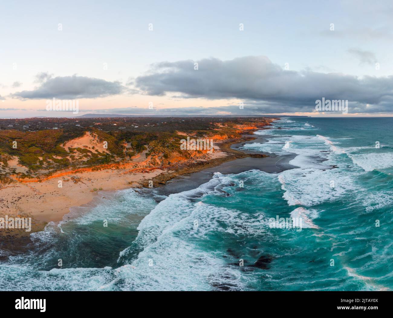 Luftaufnahme von Point Nepean in Australien Stockfoto