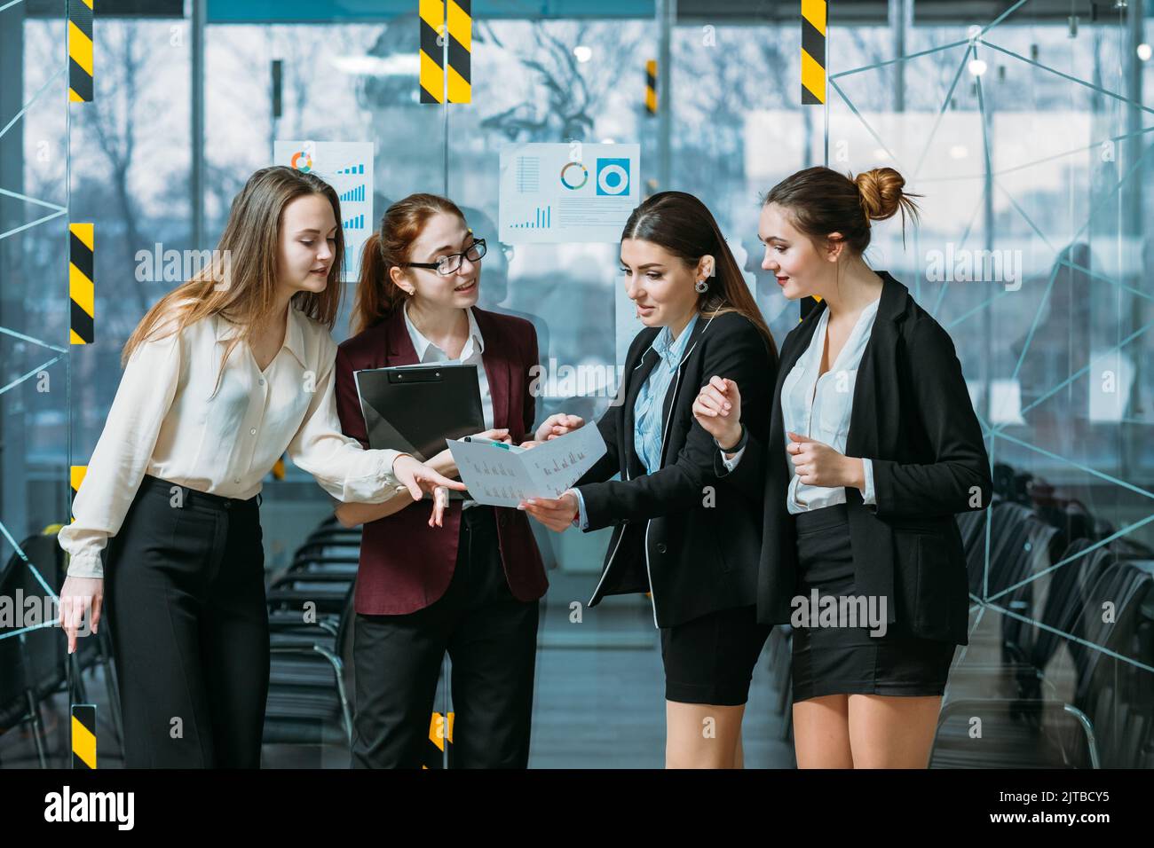 Umsatzanalyse der Unternehmensstrategie Stockfoto