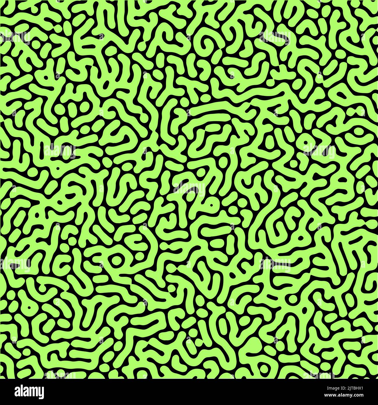 Nahtloses Vektormuster. Abstrakt organisch stilvolle Textur mit glatten natürlichen Labyrinth. Sich wiederholende Korallen und Gehirn bilden kachelbaren Hintergrund. Stock Vektor