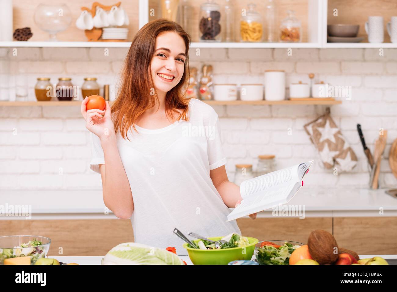 Gesunde Ernährung Bio-Ernährung vegetarische Rezept Stockfoto