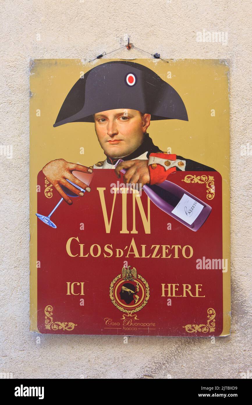 Napoleon I. (1769-1821), Kaiser der Franzosen, in Ajacio (Corse-du-Sud), Frankreich Stockfoto