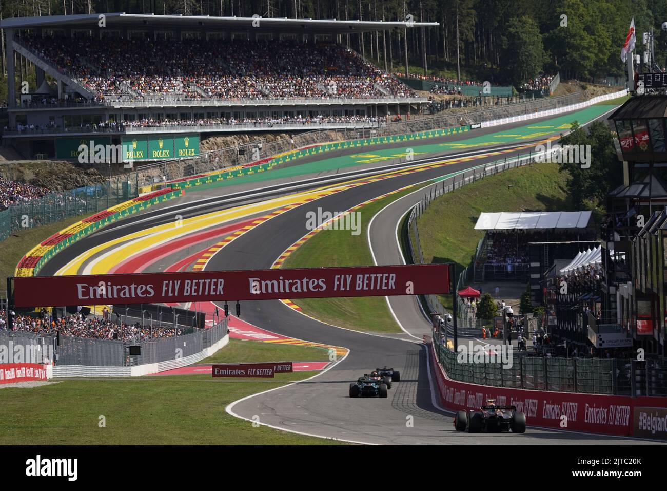 Lando Norris (GBR) McLaren MCL36 Stockfoto
