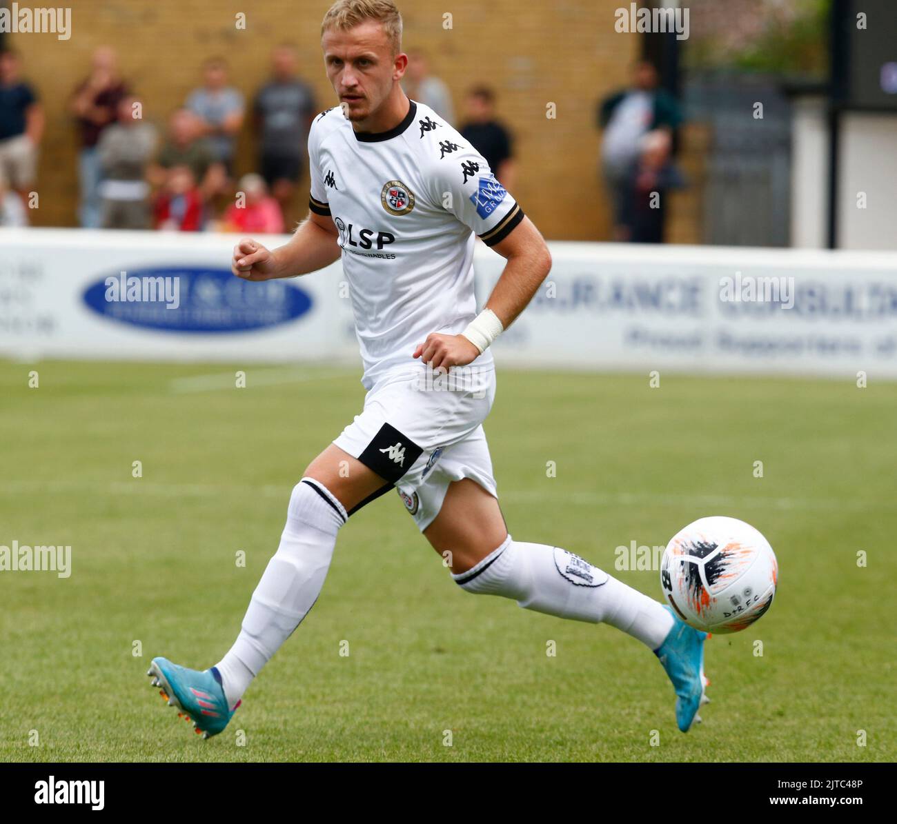 DAGENHAM ENGLAND - AUGUST 29 : während des National League-Spiels zwischen Dagenham und Redbridge gegen Bromley in der Victoria Road, Dagenham am 29.. August Stockfoto