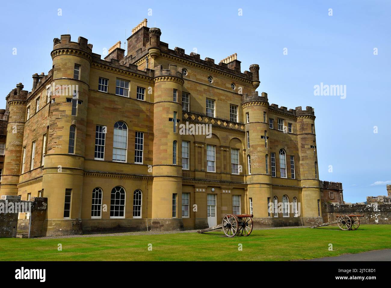 Blick auf das Culzean Castle Stockfoto