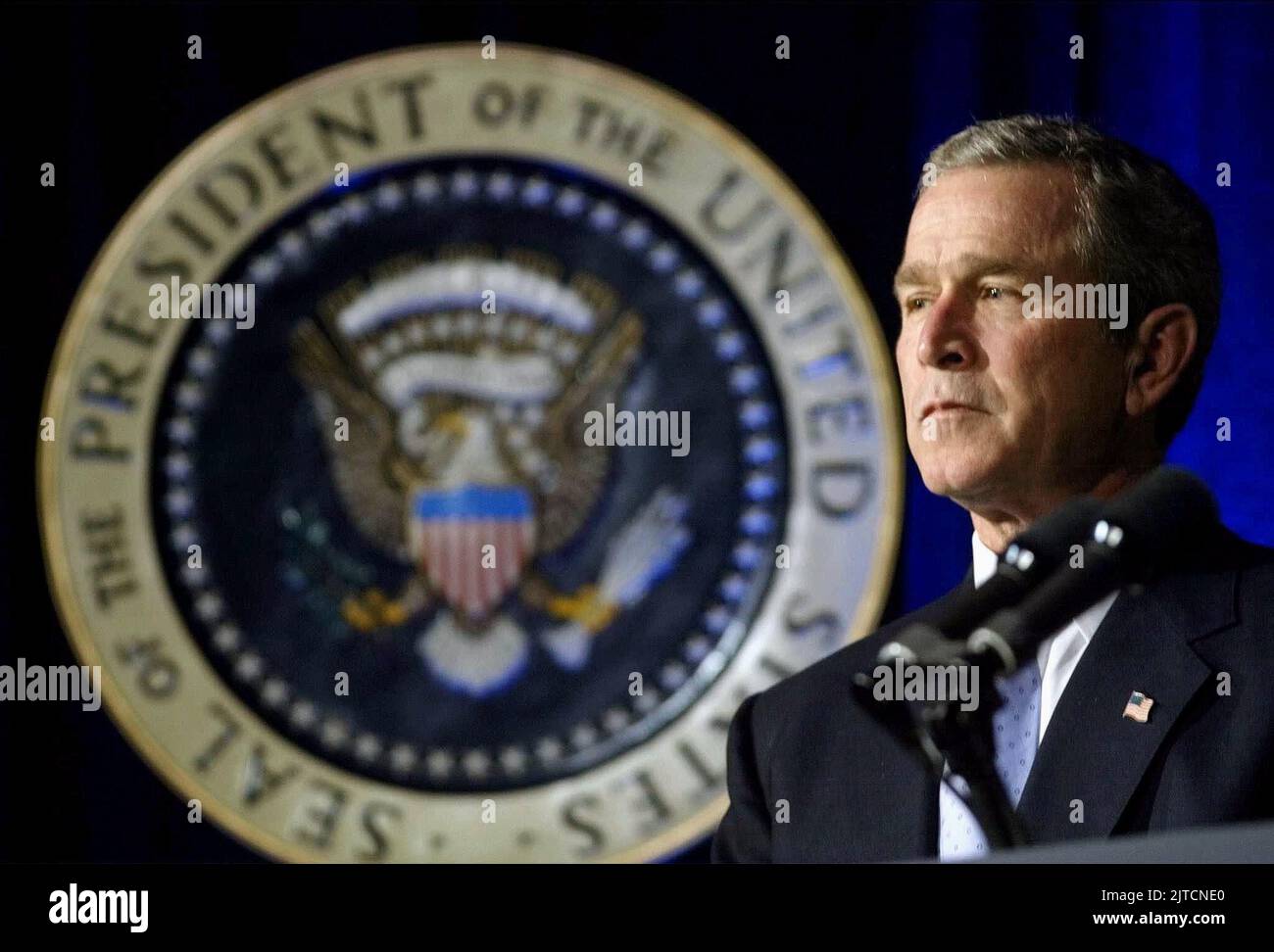 GEORGE W. BUSH, kein Ende in Sicht, 2007 Stockfoto