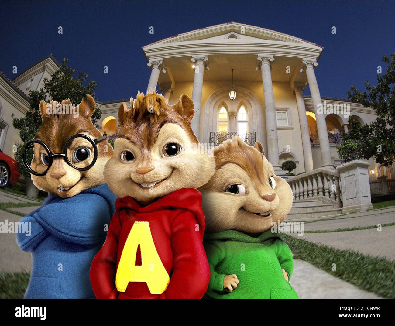 SIMON, Alvin, Theodore, Alvin und die Chipmunks, 2007 Stockfoto