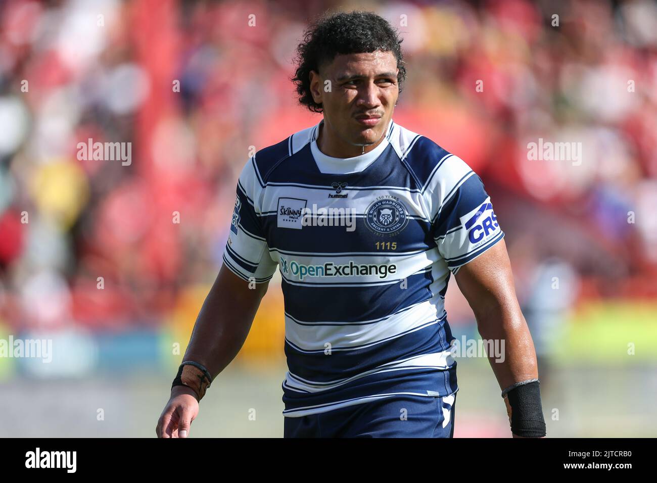 Patrick Mago #10 von Wigan Warriors während des Spiels Stockfoto