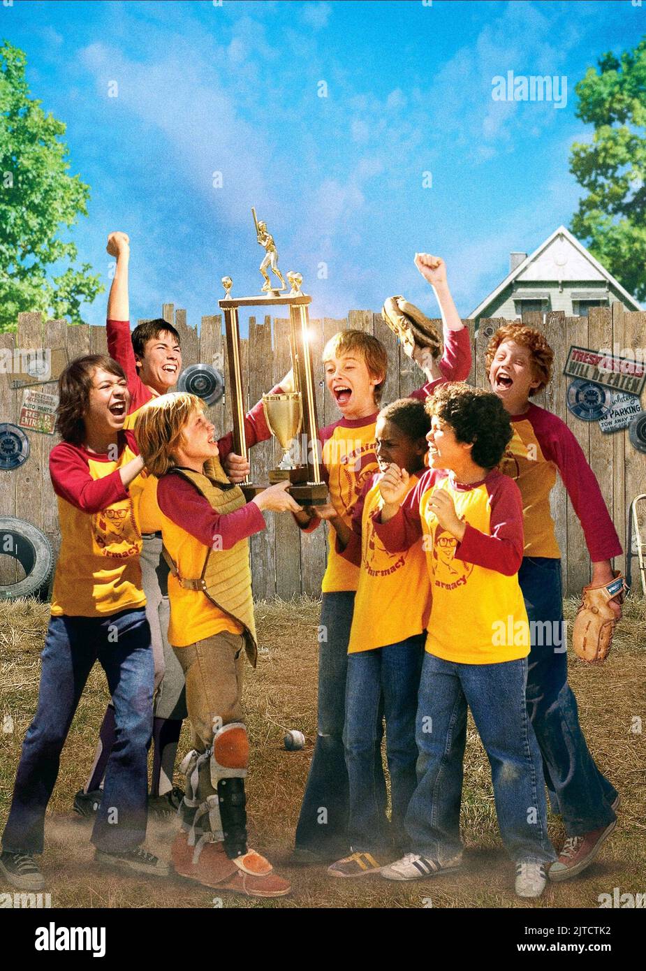 KEANU PIRES, COLE HEPPELL, CAINAN WIEBE, KAI JAMES, der SANDLOT KIDS 3, 2007 Stockfoto