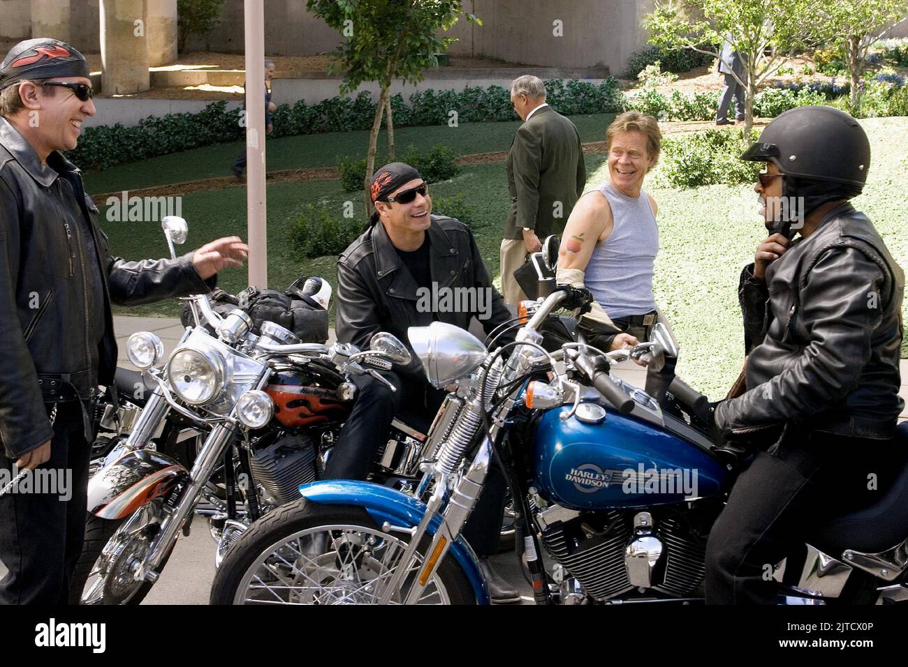 TIM ALLEN, John Travolta, William H. Macy, Martin Lawrence, wilde Schweine, 2007 Stockfoto