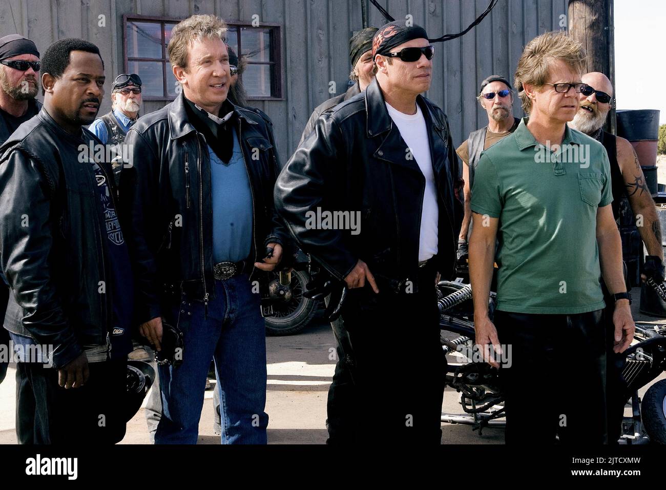 MARTIN LAWRENCE, Tim ALLEN, John Travolta, William H. Macy, wilde Schweine, 2007 Stockfoto