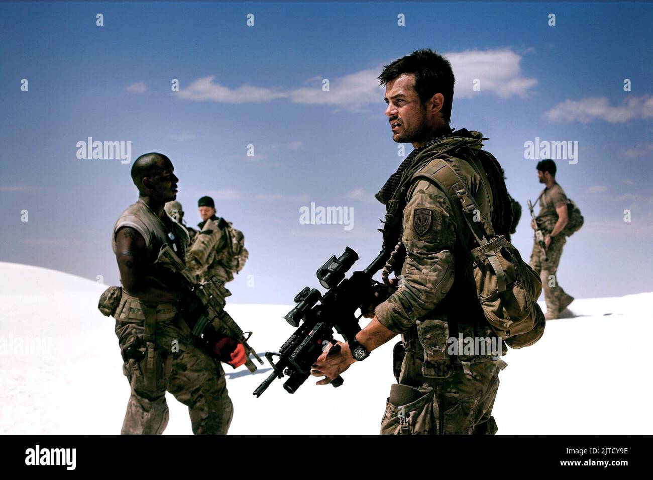 Tyrese Gibson, Josh Duhamel, Transformatoren, 2007 Stockfoto