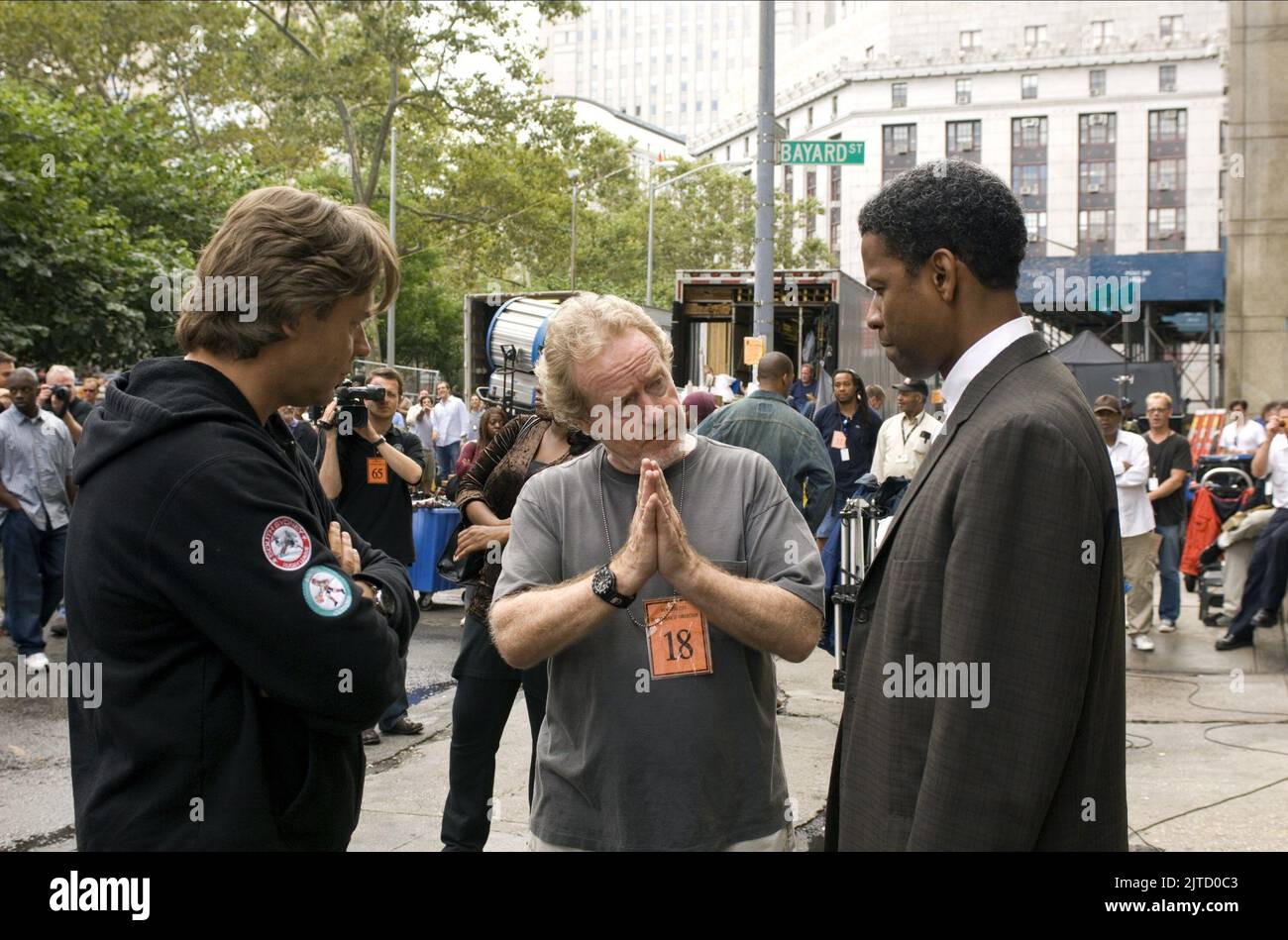 RUSSELL CROWE, Ridley Scott, Denzel Washington, American Gangster, 2007 Stockfoto