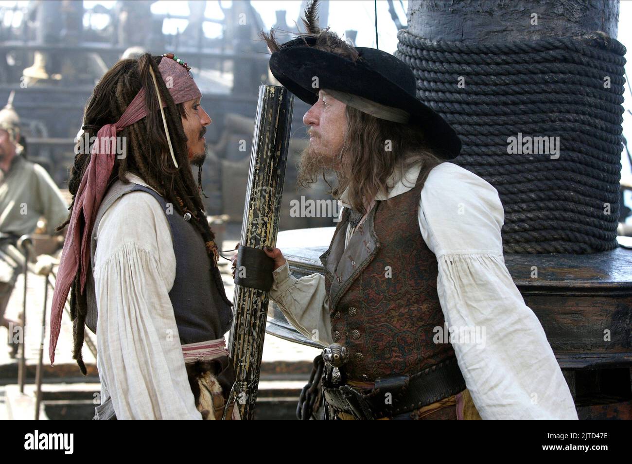 DEPP, RUSH, PIRATEN DER KARIBIK: AM ENDE DER WELT, 2007 Stockfoto