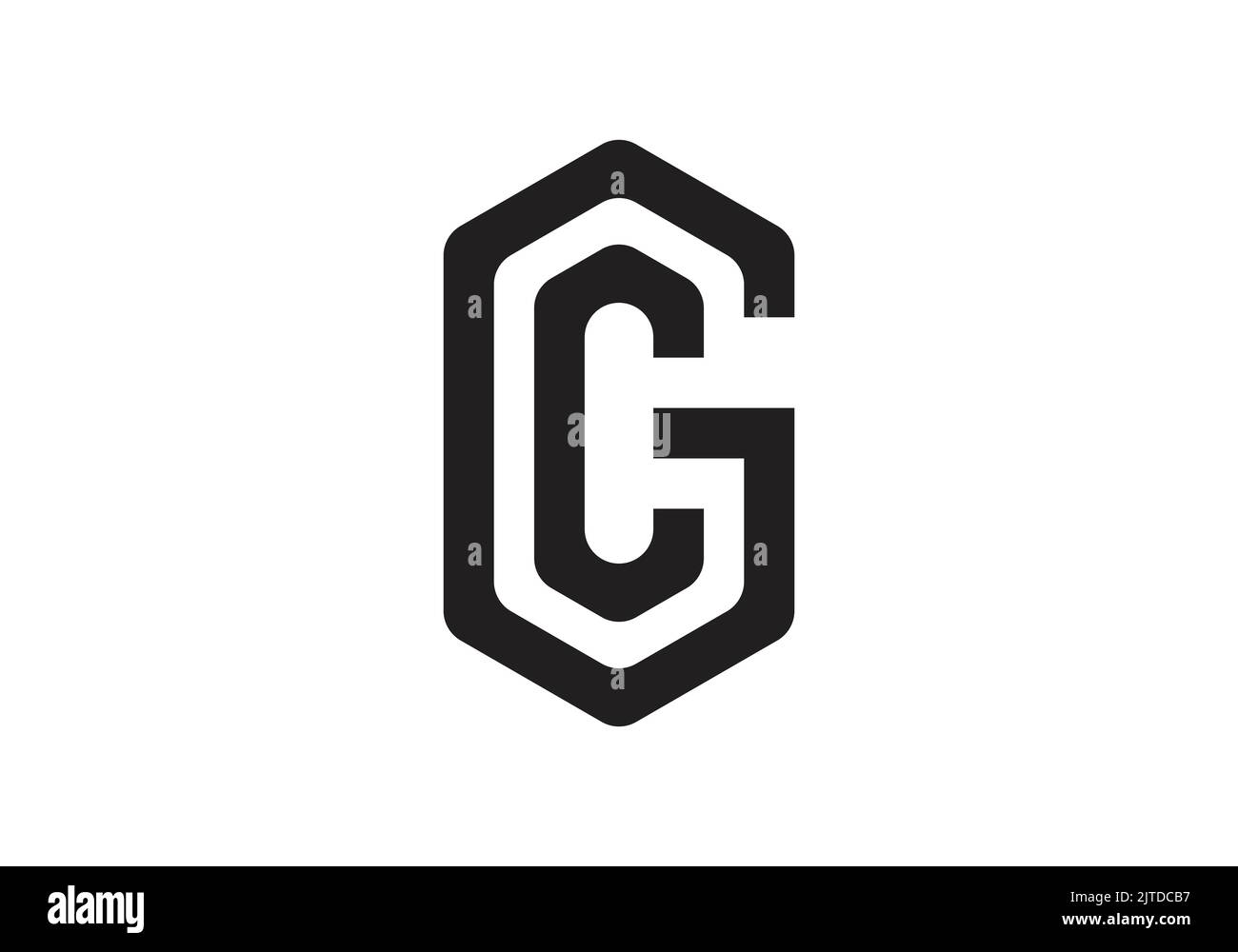 CG Initial Monogram Letter CG Logo Design Vektor Vorlage Buchstabe c g Logo Design Stock Vektor