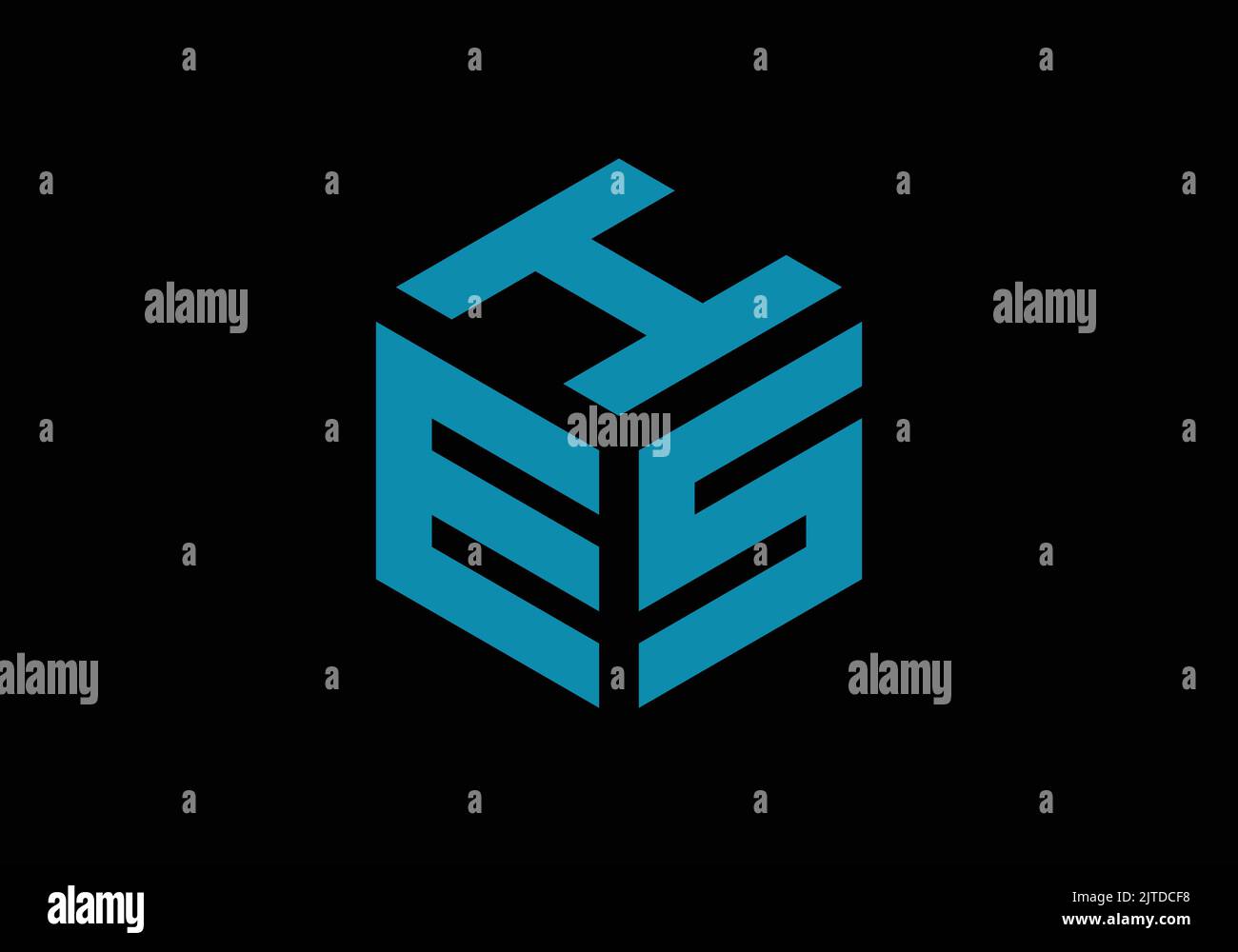 HES Initial Monogram Letter Hes Logo Design Vektor Vorlage ehs Letter Logo Design Stock Vektor