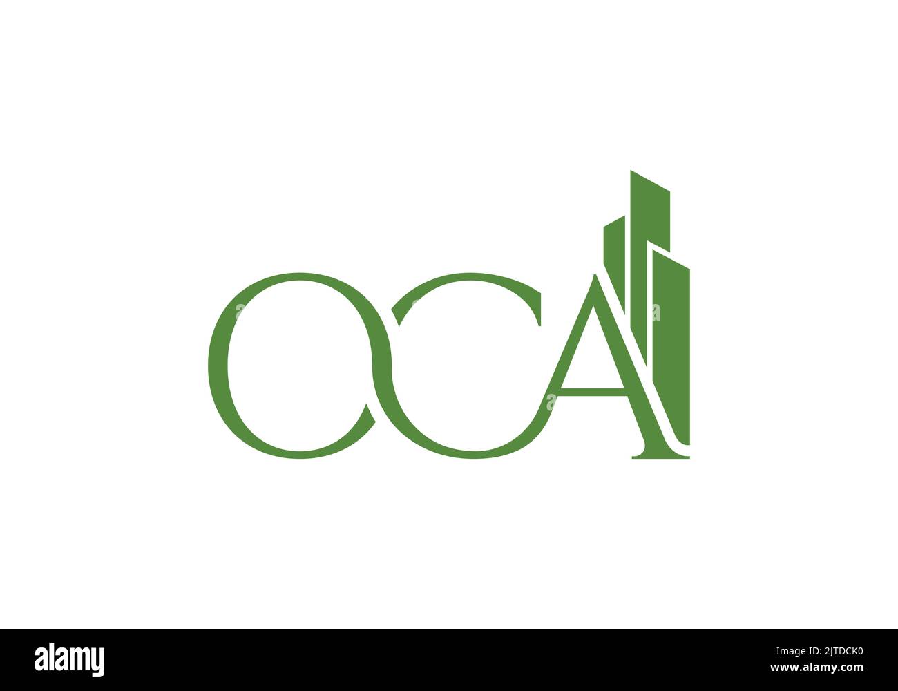 OCA Real Estate Building Construction Initial Monogram Letter oca Logo Design Vector Template o c a Letter Logo Design Stock Vektor