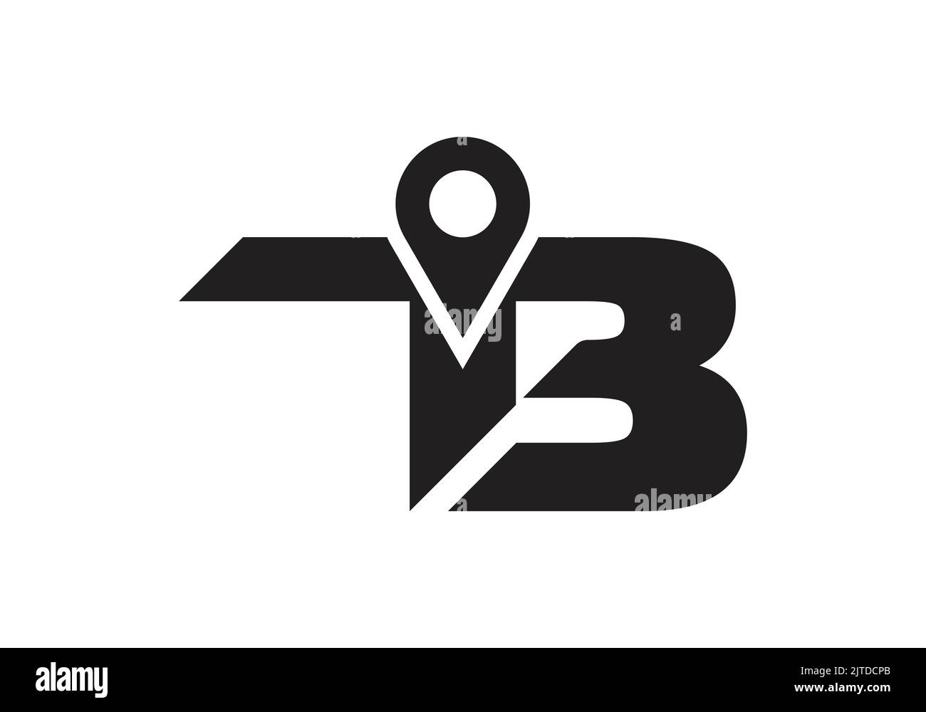 TB Initial Monogram Letter tb Logo Design Vektorvorlage t b Letter Logo Design Stock Vektor