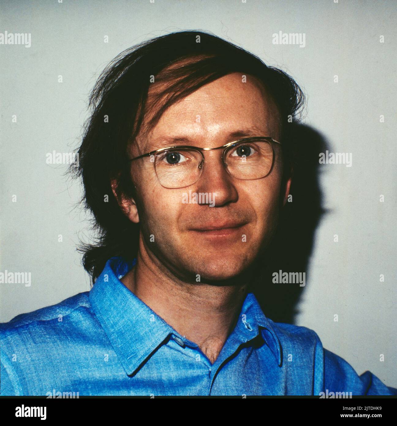 Heinz Holliger, Schweizer Oboist, Komponist und Dirigent, Portrait, Deutschland, 1982. Heinz Holliger, Schweizer Oboe-Spieler, Komponist und Dirigent, Portrait, Deutschland, 1982. Stockfoto