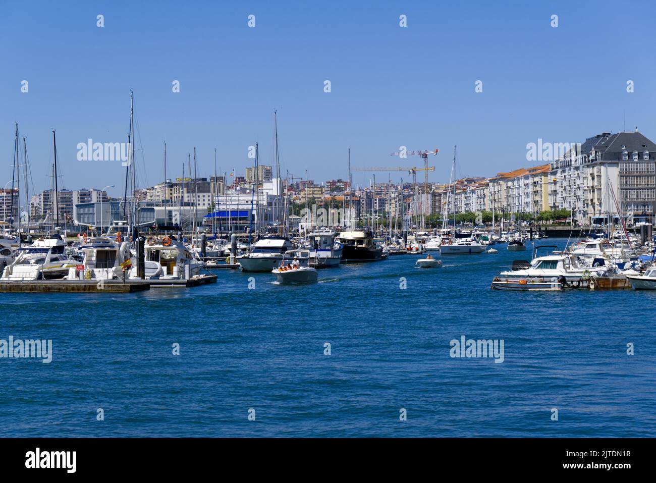 Santander Marina Stockfoto