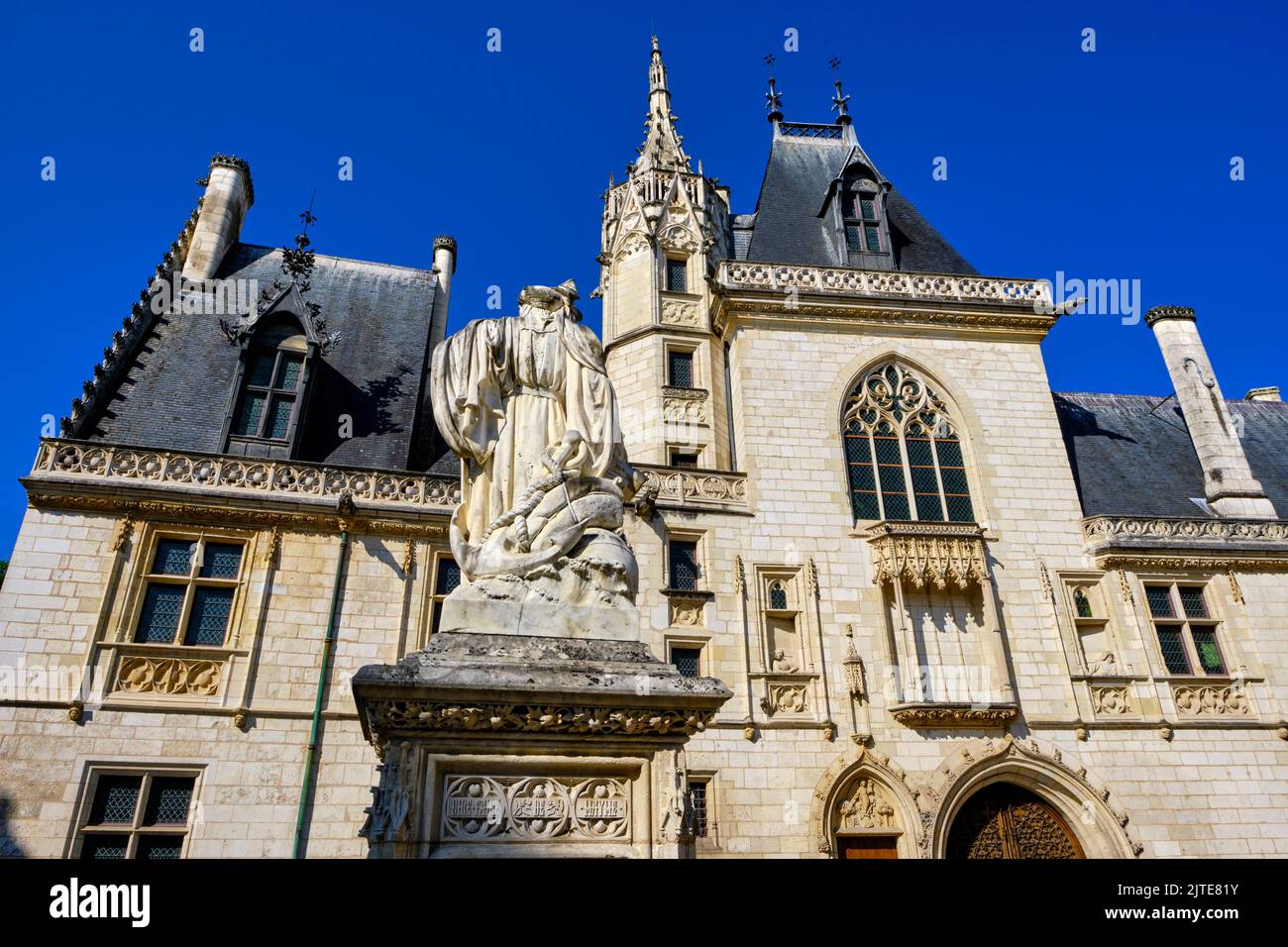 Frankreich, Cher (18), Bourges, Jacques Coeur Palace Stockfoto