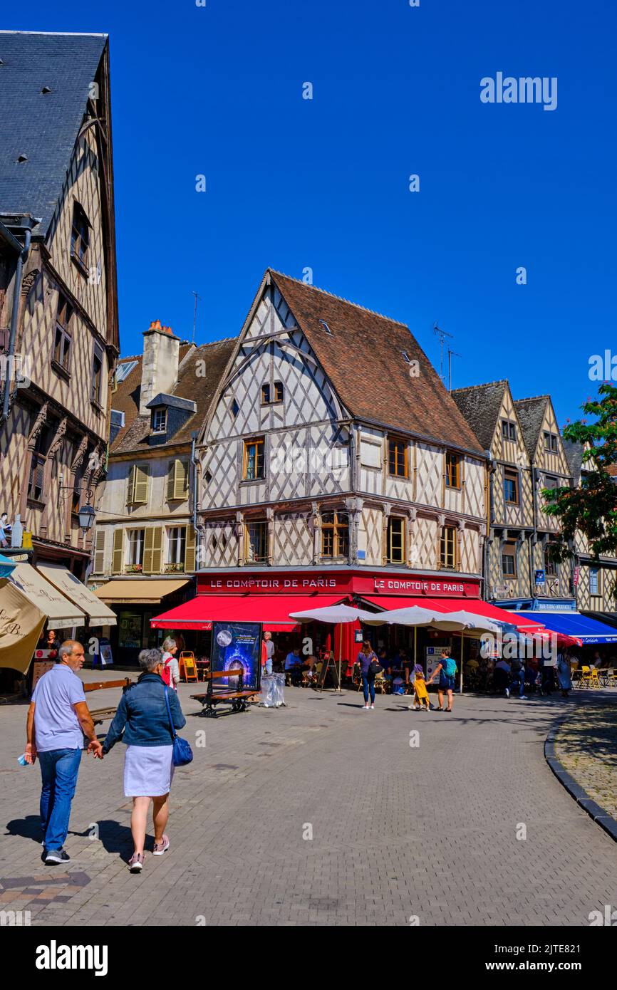Frankreich, Cher (18), Bourges, Zentrum, halb Fachwerkhaus beherbergt, Ort Gordaine Quadratmeter Stockfoto