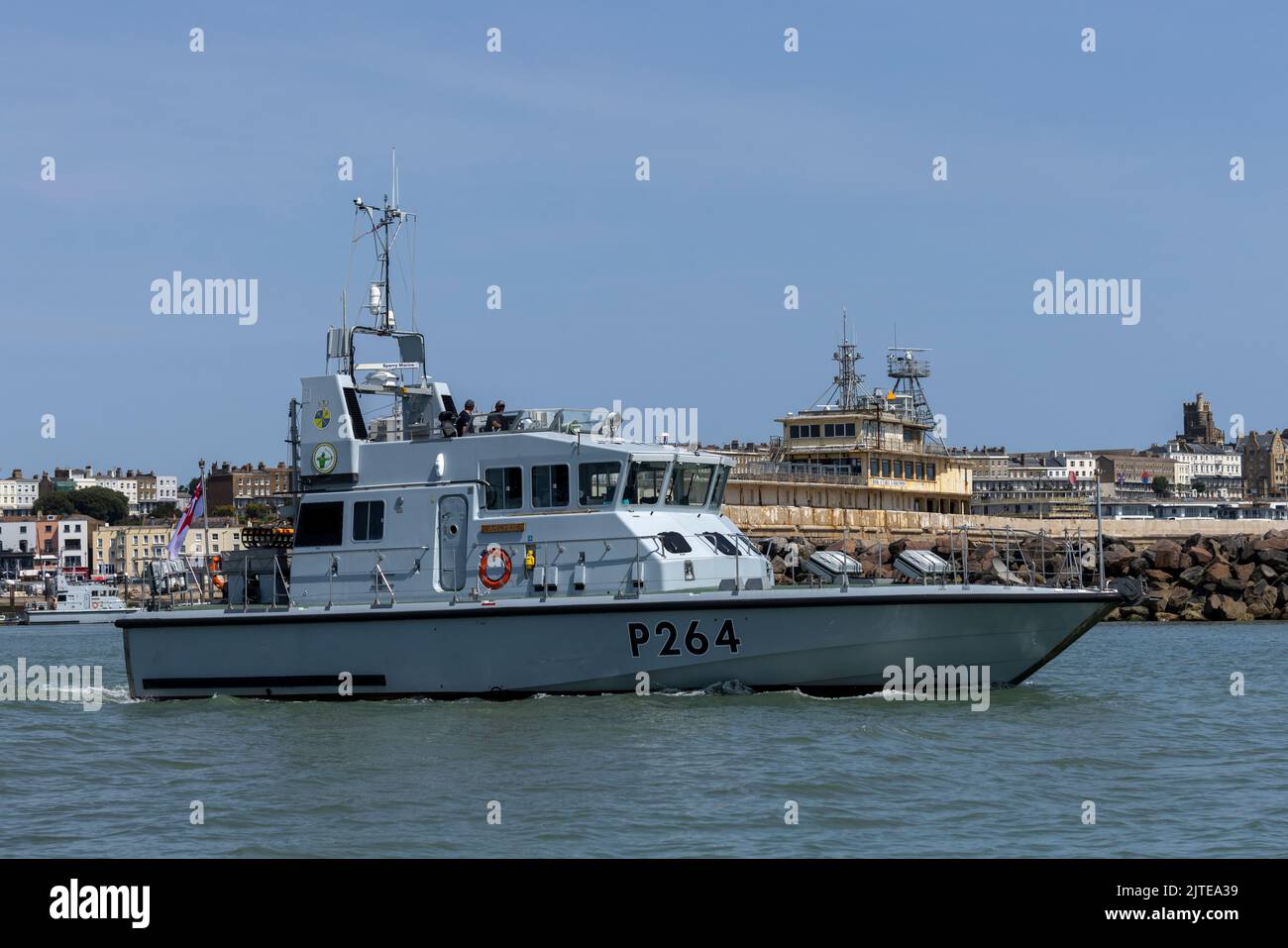 Schütze-Klasse Patrouille und Trainingsschiff im Dienst mit der britischen Royal Navy, und zugewiesen an die Coastal Forces Squadron, Ramsgate, Juli 2022 Stockfoto