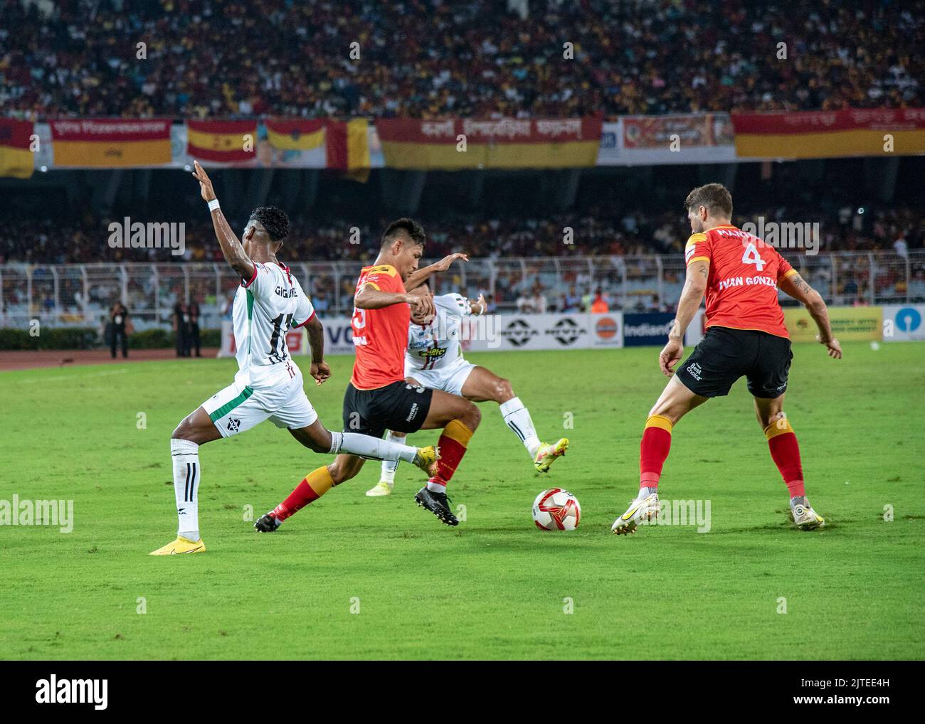 28. August 2022, Kolkata, Indien Verschiedene Momente des GruppeB