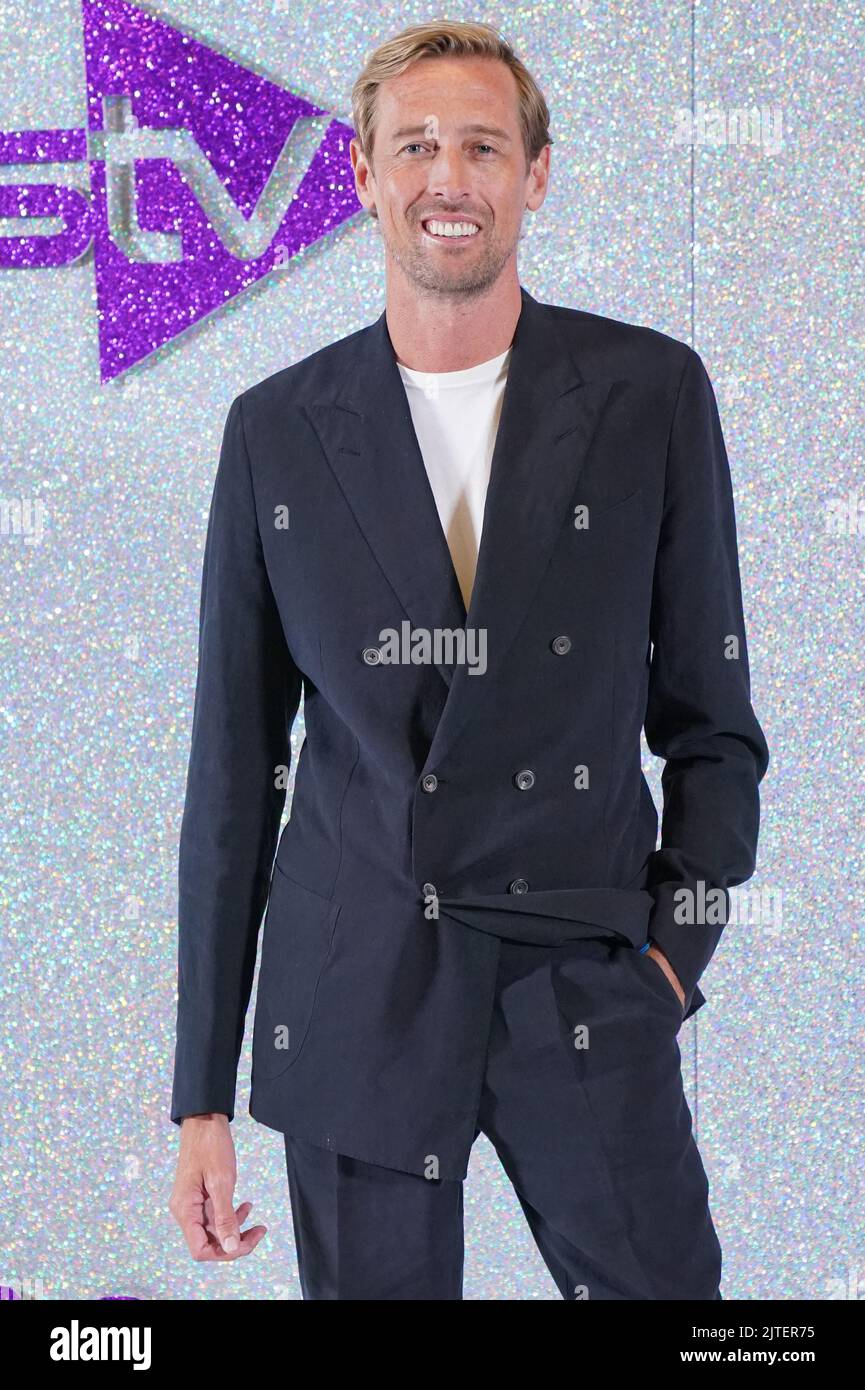 Peter Crouch bei der Vorstellung von ITV Autumn Entertainment im Television Center, Wood Lane, London. Bilddatum: Dienstag, 30. August 2022. Stockfoto