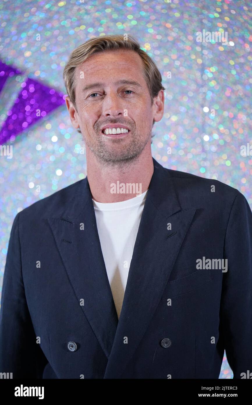 Peter Crouch bei der Vorstellung von ITV Autumn Entertainment im Television Center, Wood Lane, London. Bilddatum: Dienstag, 30. August 2022. Stockfoto