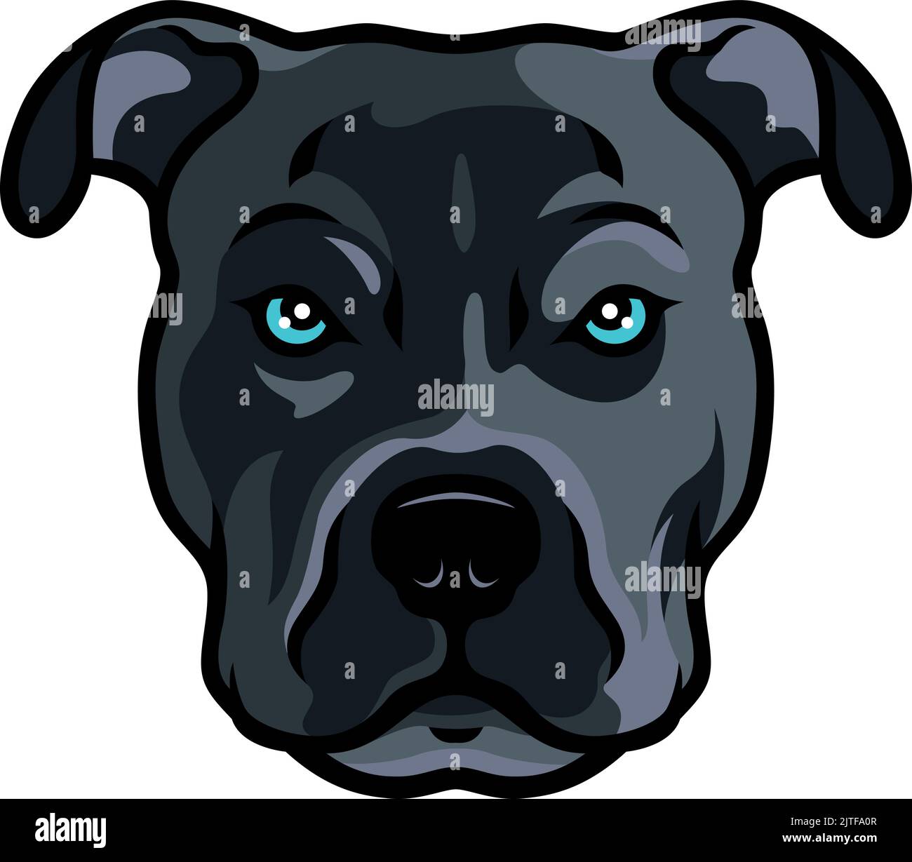XL Leder-Hundehalsband Für American Bully – 6,3 Cm Breit, Mit Bully-Kopf-Motiv, Braun, Handgefertigt In UK