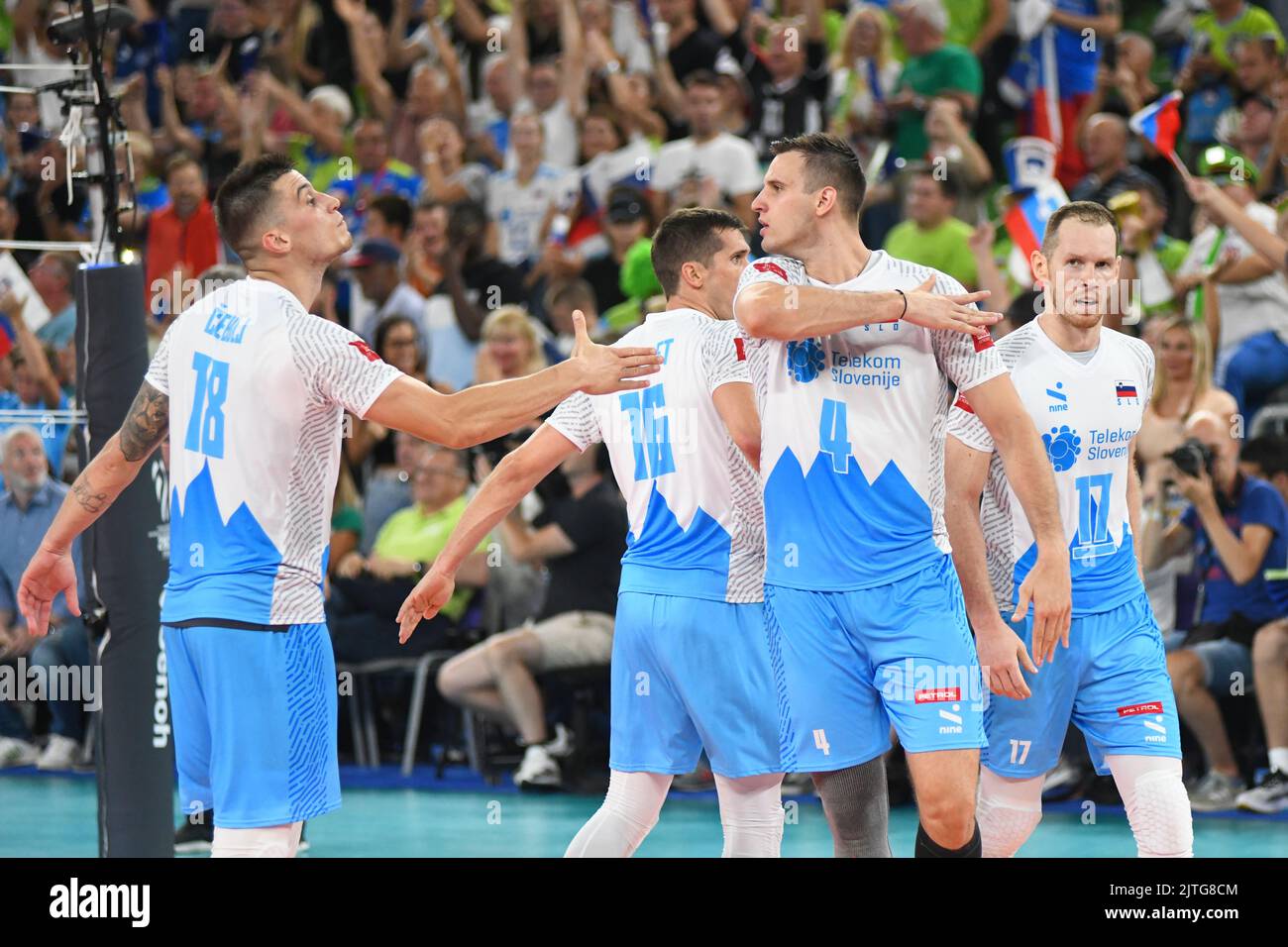 Klemen Cebulj, Jan Kozamernik (slowenische Volleyballnationalmannschaft