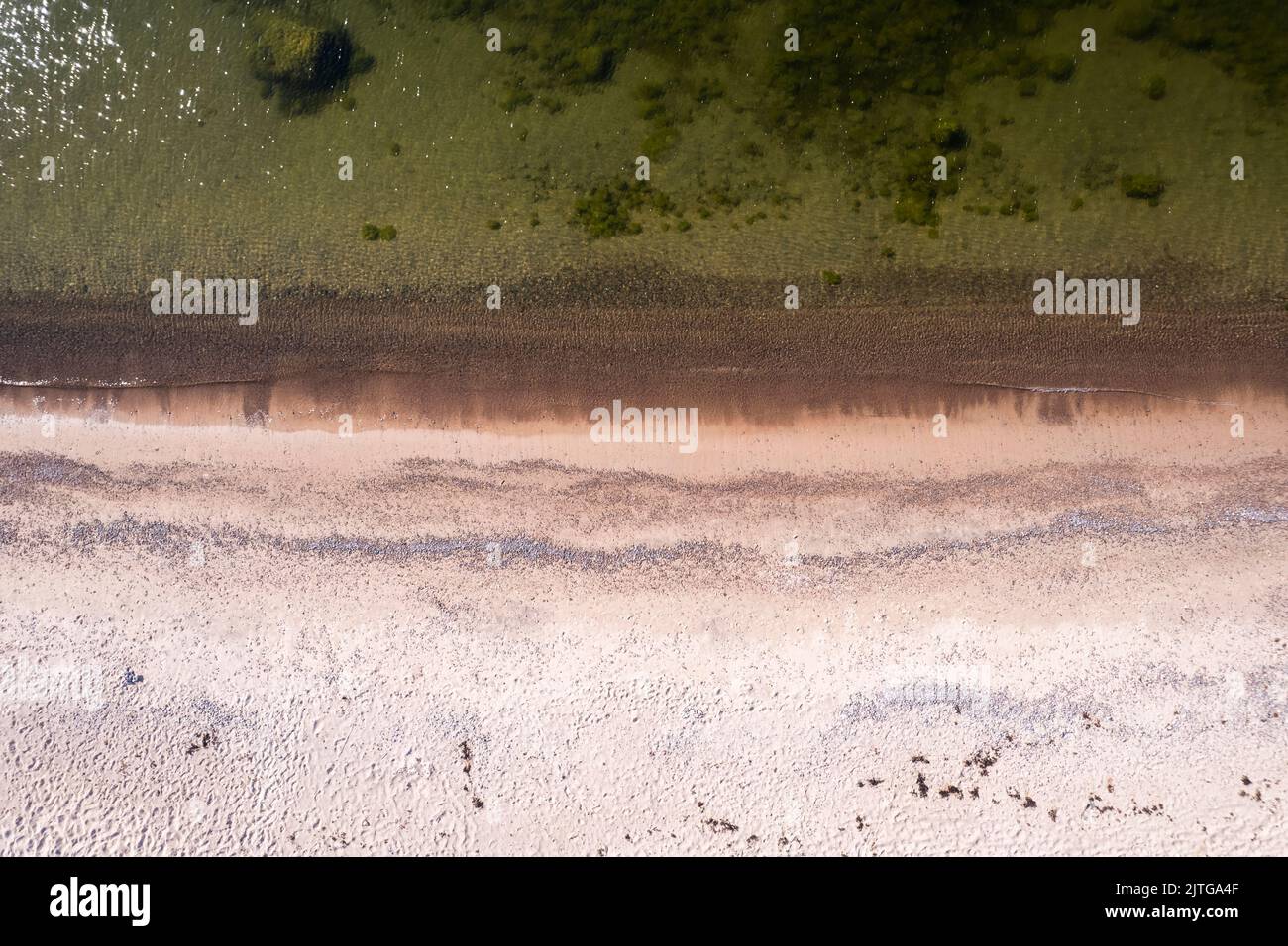 Hintergrund-Muster für Strand und Wasserlinie Stockfoto
