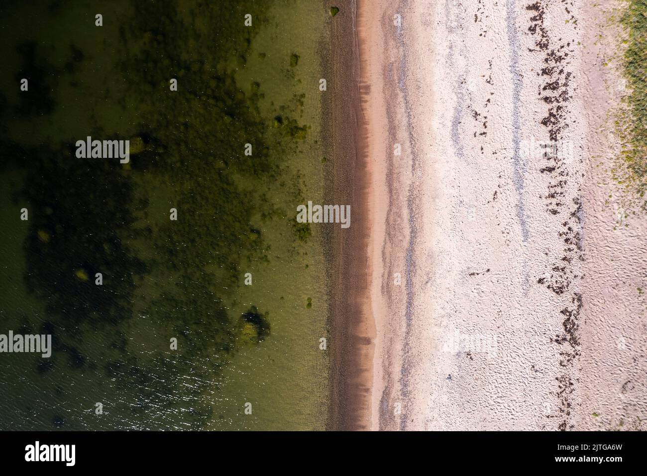 Hintergrund-Muster für Strand und Wasserlinie Stockfoto