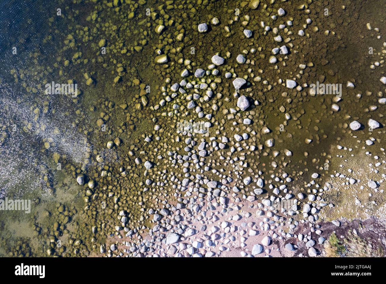 Hintergrund-Muster für Strand und Wasserlinie Stockfoto