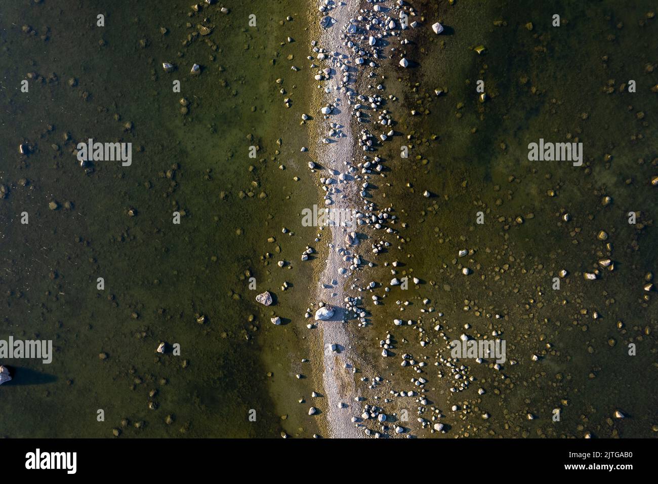 Hintergrund-Muster für Strand und Wasserlinie Stockfoto