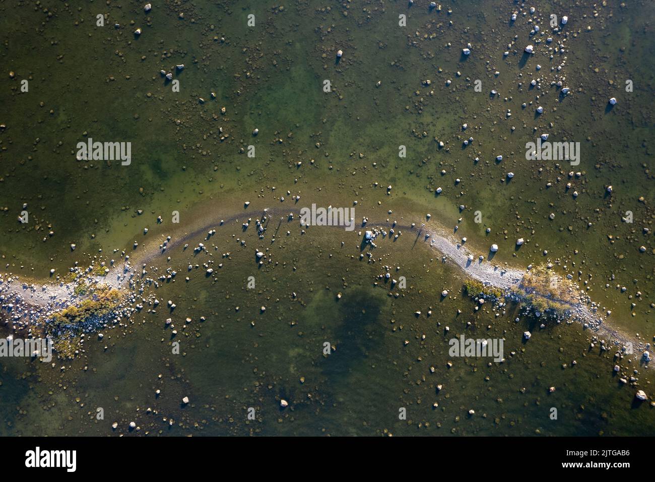 Hintergrund-Muster für Strand und Wasserlinie Stockfoto