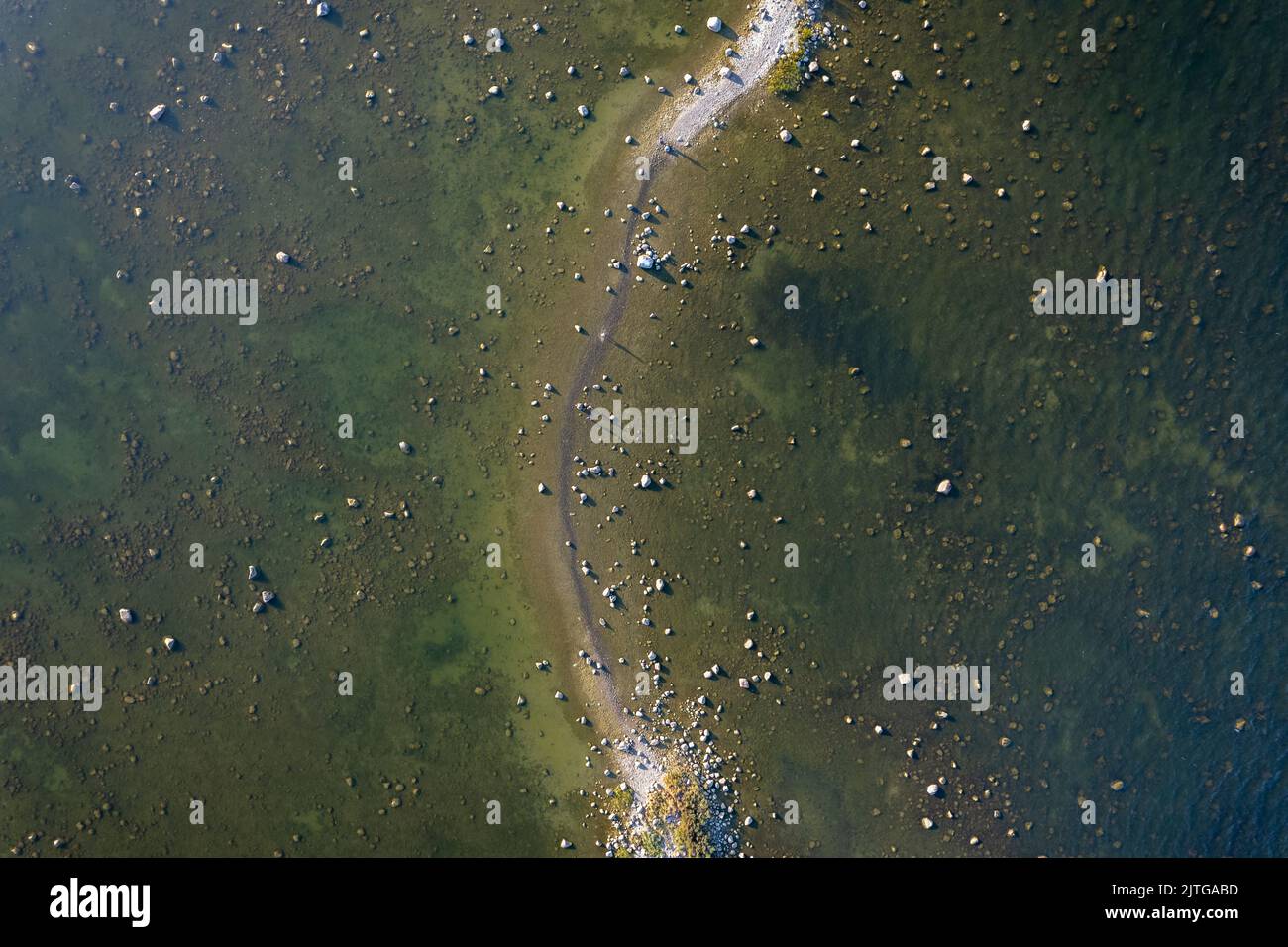 Hintergrund-Muster für Strand und Wasserlinie Stockfoto