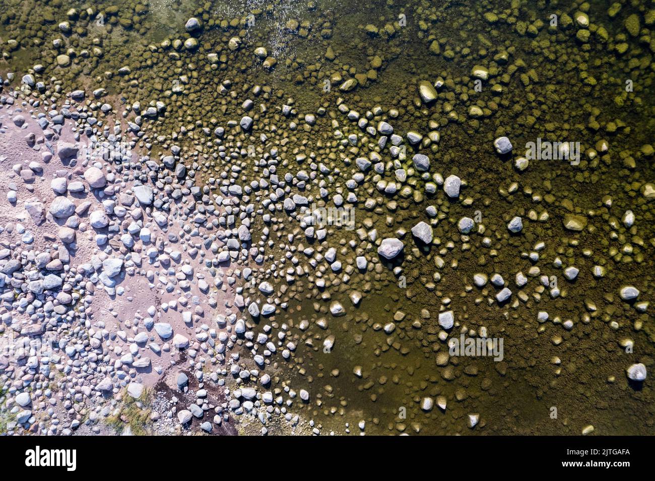 Hintergrund-Muster für Strand und Wasserlinie Stockfoto
