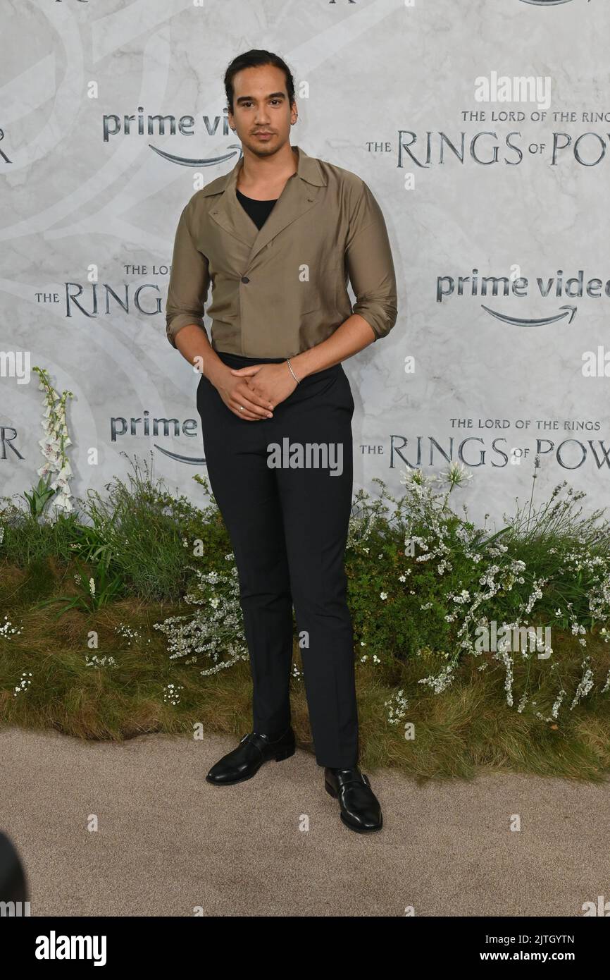 London, Großbritannien - 30. August 2022 Nathaniel Curtis beim Herrn der Ringe, der Weltpremiere der Ringe der Macht in Odeon, Leicester Square, London. Quelle: Nils Jorgensen/Alamy Live News Stockfoto