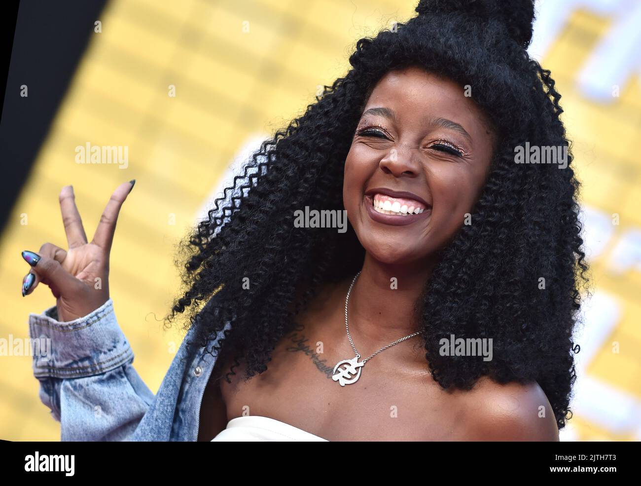 Thuso Mbedu bei der Premiere von „Bullet Train“ in Los Angeles, die am 1. August 2022 im Regency Village Theatre in Westwood, CA, stattfand. © OConnor / AFF-USA.com Stockfoto
