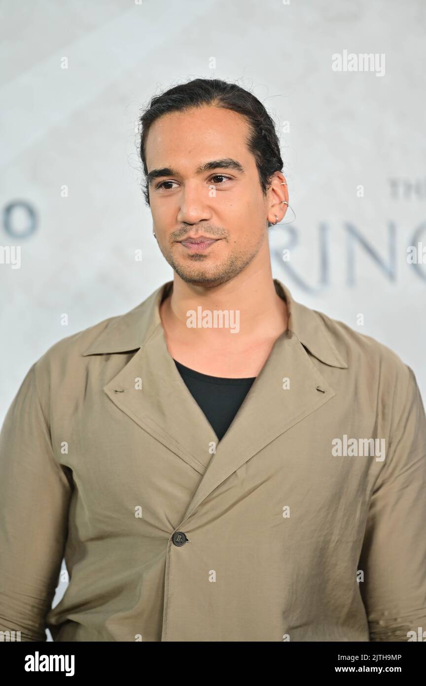 London, Großbritannien. - 30.. August 2022. Nathaniel Curtis kommt bei der Premiere der TV-Show „Herr der Ringe: Die Ringe der Macht“ im ODEON Luxe West End, Leicester Square, London, Großbritannien, an. - 30.. August 2022. Stockfoto