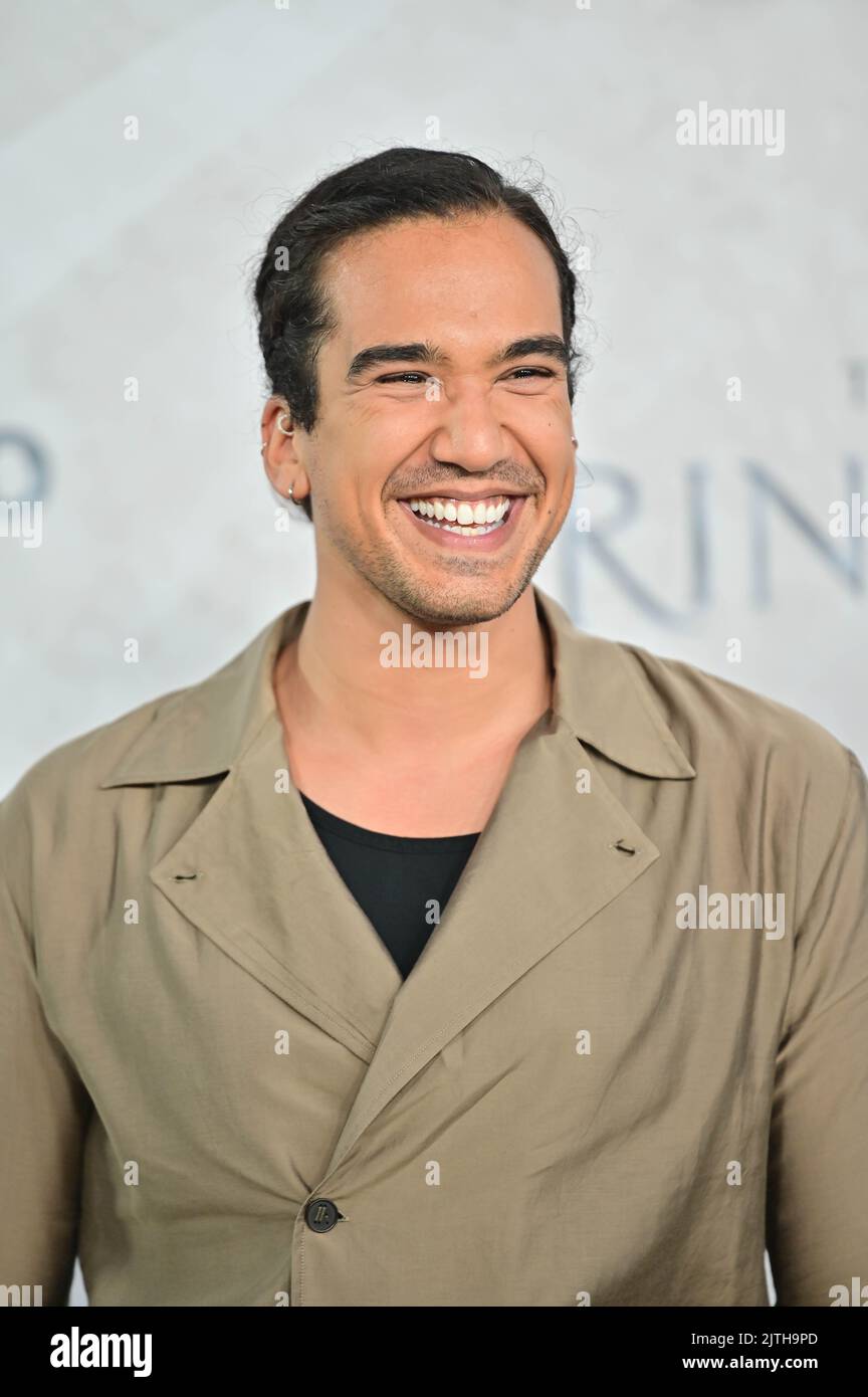 London, Großbritannien. - 30.. August 2022. Nathaniel Curtis kommt bei der Premiere der TV-Show „Herr der Ringe: Die Ringe der Macht“ im ODEON Luxe West End, Leicester Square, London, Großbritannien, an. - 30.. August 2022. Stockfoto