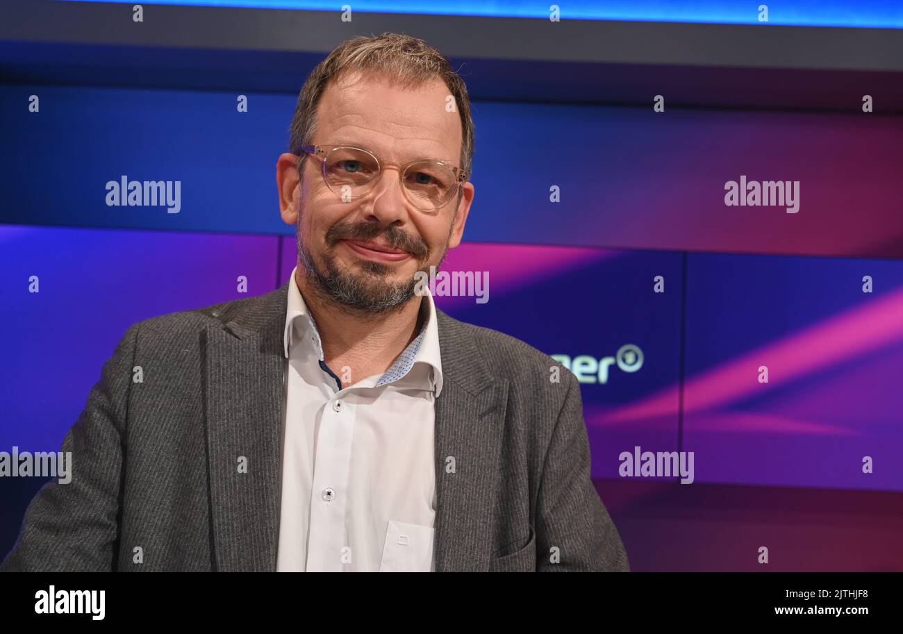 Köln, Deutschland. 30. August 2022. Sportjournalist Hajo Seppelt zu Gast in der ARD-Talkshow „Maischberger“ Quelle: Horst Galuschka/dpa/Horst Galuschka dpa/Alamy Live News Stockfoto