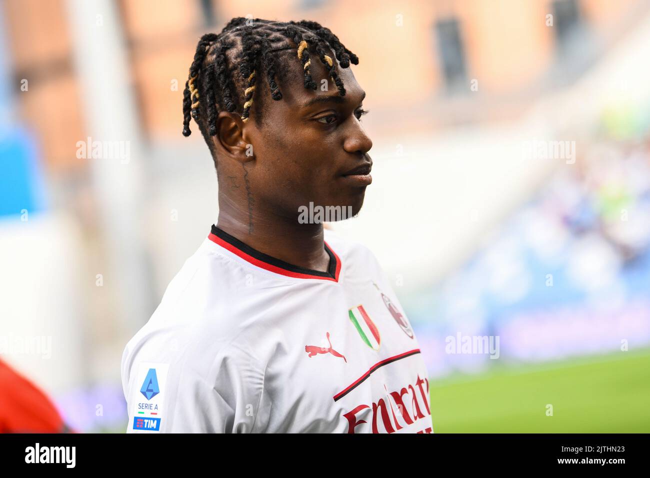 Reggio Emilia, Italien. 30. August 2022. Rafael Leao Porträt während US Sassuolo gegen AC Mailand, italienische Fußballserie A Spiel in Reggio Emilia, Italien, August 30 2022 Quelle: Independent Photo Agency/Alamy Live News Stockfoto