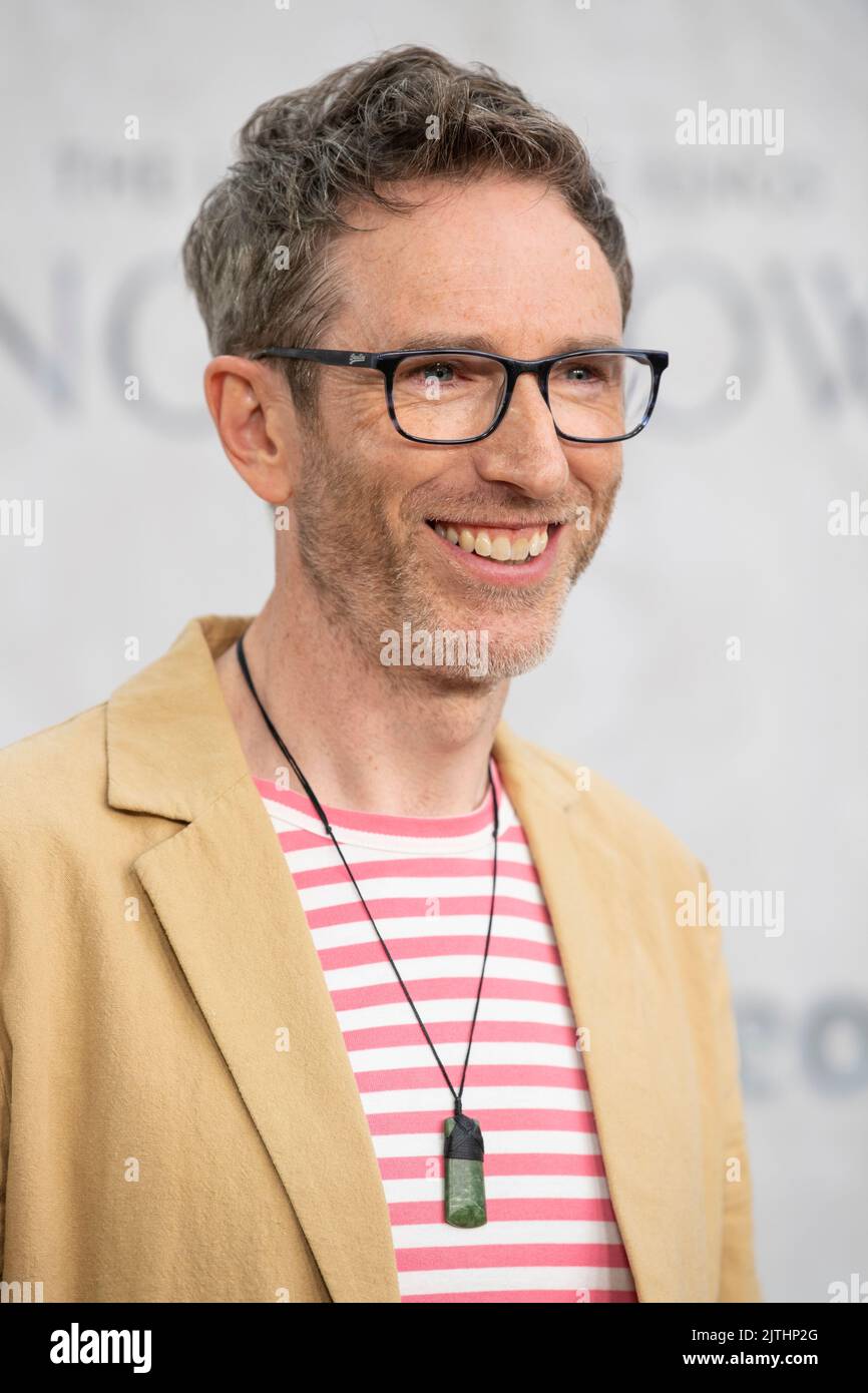 Daniel Weyman nimmt am 30. August 2022 in London, England, an der Weltpremiere von „der Herr der Ringe: Die Ringe der Macht“ auf dem Leicester Square Teil. Foto von Gary Mitchell/Alamy Live News Stockfoto