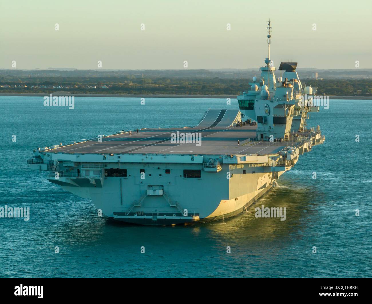 HMS Prince of Wales Aircraft Carrier (R09) ist der zweite Flugzeugträger der Queen Elizabeth-Klasse. Stockfoto