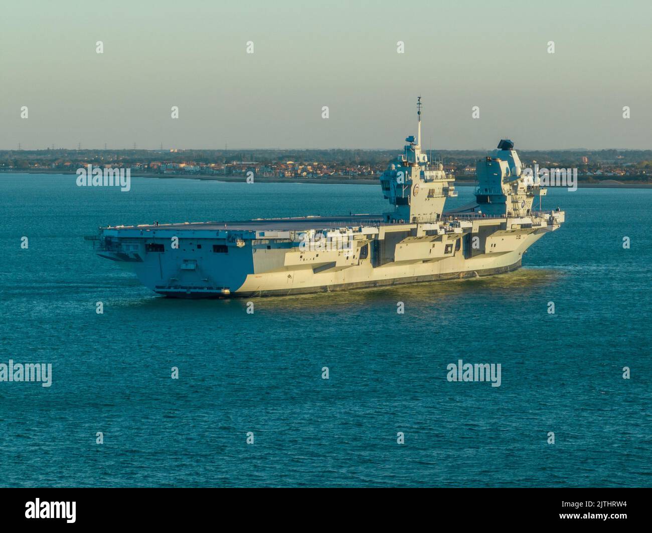 HMS Prince Of Wales Aircraft Carrier  R09  Is The Second Queen Elizabeth Class Aircraft Carrier 2jthrrp