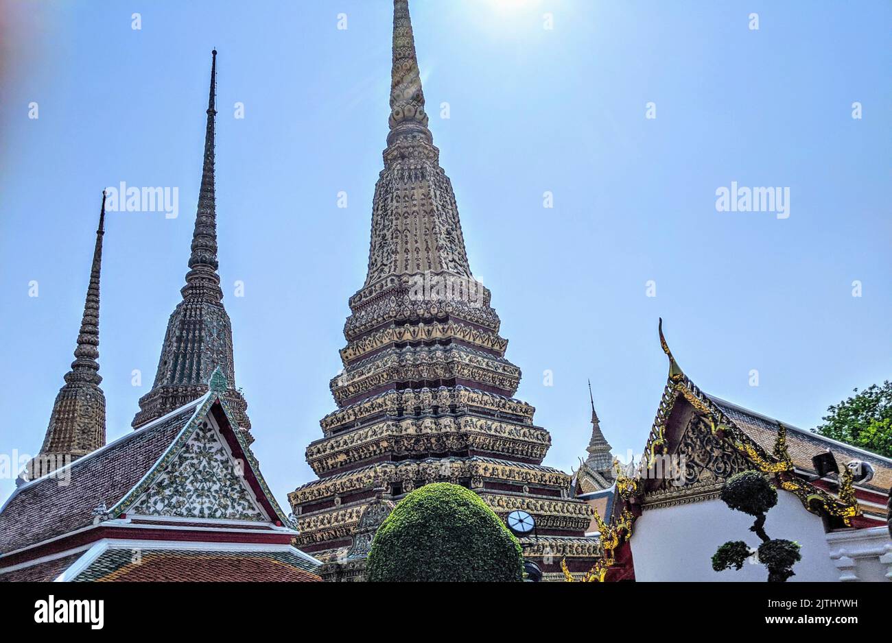 Buddhistischer Tempel von Wat Pho, Bangkok, Thailand Stockfoto